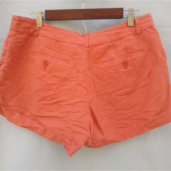 LOFT shorts coral orange size 10 short shorts summer spring warm weather - Picture 2 of 9